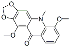 6,11-Dimethoxy-5-methyl-1,3-dioxolo[4,5-b]acridin-10(5H)-one CAS#: 24966-05-0