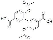 6,6'-Diacetoxy-3,3'-biphenyldicarboxylic acid CAS#: 28861-78-1