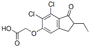 [(6,7-Dichloro-2-ethyl-2,3-dihydro-1-oxo-1H-inden-5-yl)oxy]acetic acid CAS#: 27366-21-8