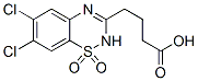 6,7-Dichloro-2H-1,2,4-benzothiadiazine-3-butanoic acid 1,1-dioxide CAS#: 101064-02-2