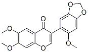 6,7-Dimethoxy-3-(6-methoxy-1,3-benzodioxol-5-yl)-4H-1-benzopyran-4-one CAS#: 24195-15-1