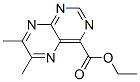 6,7-Dimethyl-4-pteridinecarboxylic acid ethyl ester CAS#: 16008-50-7