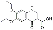 6,7-diethoxy-4-oxo-1,4-dihydroquinoline-3-carboxylic acid CAS#: 1698-96-0