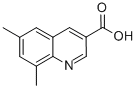 6,8-DIMETHYLQUINOLINE-3-CARBOXYLIC ACID CAS#: 213013-16-2