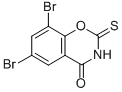 6,8-Dibromo-2-thio-2H-1,3-benzoxazine-2,4(3H)-dione CAS#: 23611-68-9