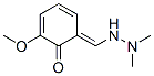 (6E)-6-[(2,2-dimethylhydrazinyl)methylidene]-2-methoxy-cyclohexa-2,4-d ien-1-one CAS#: 102583-80-2