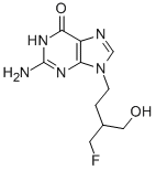 6H-PURIN-6-ONE, 2-AMINO-9-[4-(FLUORO)-3-(HYDROXYMETHYL)BUTYL]-1,9-DIHYDRO CAS#: 206067-83-6