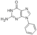 6H-Purin-6-one, 2-amino-1,9-dihydro-9-phenyl- CAS#: 14443-33-5