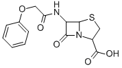 (6R)-3,3-Didemethyl-6-[(phenoxyacetyl)amino]penicillanic acid CAS#: 27565-67-9