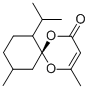 (6R)-(-)-4,10-DIMETHYL-7-ISOPROPYL-1,5-DIOXASPIRO[5.5]UNDEC-3-EN-2-ON CAS#: 105367-62-2