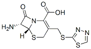 (6R-trans)-7-amino-8-oxo-3-[(1,3,4-thiadiazol-2-ylthio)methyl]-5-thia-1-azabicyclo[4.2.0]oct-2-ene-2-carboxylic acid CAS#: 24209-43-6