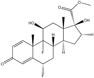 (6a,11b,16a,17a)-6,9-Difluoro-11,17-dihydroxy-16-methyl-3-oxoandrosta-1,4-diene-17-carboxylic acid methyl ester CAS#: 28416-84-4