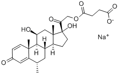 6alpha-Methylprednisolone sodium succinate CAS#: 2375-03-3