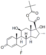 6alpha-fluoro-11beta,17,21-trihydroxy-16alpha-methylpregna-1,4-diene-3,20-dione 21-pivalate CAS#: 1926-93-8