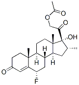 6alpha-fluoro-17,21-dihydroxy-16alpha-methylpregn-4-ene-3,20-dione 21-acetate CAS#: 1692-75-7