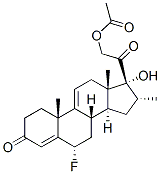 6alpha-fluoro-17,21-dihydroxy-16alpha-methylpregna-4,9(11)-diene-3,20-dione 21-acetate CAS#: 1881-07-8