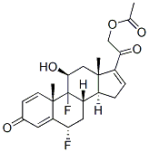6alpha,9-difluoro-11beta,21-dihydroxypregna-1,4,16-triene-3,20-dione 21-acetate CAS#: 2326-26-3