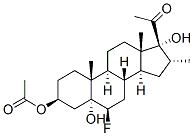 6beta-fluoro-3beta,5alpha,17-trihydroxy-16alpha-methylpregnan-20-one 3-acetate CAS#: 1525-77-5
