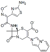 7-(2-(2-aminothiazole-4-yl)-2-methoxyiminoacetamido)-3-(imidazo(1,5-a)pyridinium-2-yl)methyl-3-cephem-4-carboxylate CAS#: 103313-22-0