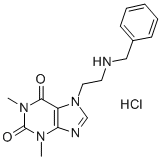 7-[2-(benzylamino)ethyl]-3,7-dihydro-1,3-dimethyl-1H-purine-2,6-dione monohydrochloride CAS#: 1236-36-8