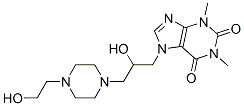 7-[2-hydroxy-3-[4-(2-hydroxyethyl)piperazin-1-yl]propyl]-1,3-dimethyl- purine-2,6-dione CAS#: 19971-97-2