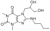 7-(2,3-Dihydroxypropyl)-8-butylaminotheophylline CAS#: 111038-28-9