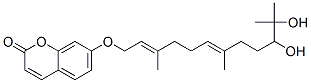 (-)-7-[[(2E,6E)-10,11-Dihydroxy-3,7,11-trimethyldodeca-2,6-dienyl]oxy]-2H-1-benzopyran-2-one CAS#: 25374-66-7