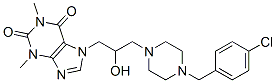 7-[3-[4-(4-Chlorophenylmethyl)-1-piperazinyl]-2-hydroxypropyl]-1,3-dimethyl-7H-purine-2,6(1H,3H)-dione CAS#: 19971-93-8
