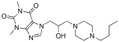 7-[3-(4-Butyl-1-piperazinyl)-2-hydroxypropyl]theophyline CAS#: 19971-76-7