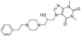 7-[3-(4-Phenethyl-1-piperazinyl)-2-hydroxypropyl]-1,3-dimethyl-7H-purine-2,6(1H,3H)-dione CAS#: 19971-99-4