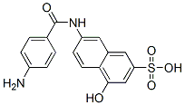 7-(4-aminobenzamido)-4-hydroxynaphthalene-2-sulfonic acid CAS#: 119-77-7