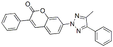7-(4-methyl-5-phenyl-2H-1,2,3-triazol-2-yl)-3-phenyl-2-benzopyrone CAS#: 19683-09-1