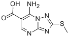7-AMINO-2-(METHYLSULFANYL)[1,2,4]TRIAZOLO[1,5-A]PYRIMIDINE-6-CARBOXYLIC ACID CAS#: 113967-71-8