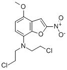 7-(BIS(2-CHLOROETHYL)AMINO)-4-METHOXY-2-NITROBENZOFURAN CAS#: 109143-18-2
