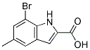 7-BROMO-5-METHYL-1H-INDOLE-2-CARBOXYLIC ACID CAS#: 15936-75-1