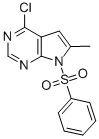 7-Benzenesulfonyl-4-chloro-6-methyl-7H-pyrrolo[2,3-d]pyri midine CAS#: 252723-16-3