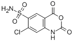 7-CHLORO-2,4-DIOXO-1,4-DIHYDRO-2H-BENZO[D][1,3]OXAZINE-6-SULFONAMIDE CAS#: 23380-53-2