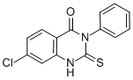 7-CHLORO-3-PHENYL-2-THIOXO-2,3-DIHYDRO-4(1H)-QUINAZOLINONE CAS#: 13165-15-6