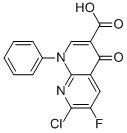 7-CHLORO-6-FLUORO-4-OXO-1-PHENYL-1,4-DIHYDRO-[1,8]NAPHTHYRIDINE-3-CARBOXYLIC ACID CAS#: 100426-75-3