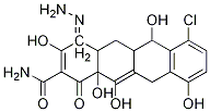 7-Chloro-1,4,4a,5,5a,6,11,12a-octahydro-3,6,10,12,12a-pentahydroxy-1,4-dioxo-2-naphthacenecarboxaMide 4-Hydrazone CAS#: 1177-81-7