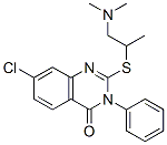 7-Chloro-2-[[2-(dimethylamino)-1-methylethyl]thio]-3-phenylquinazolin-4(3H)-one CAS#: 15589-23-8