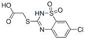[[(7-Chloro-2H-1,2,4-benzothiadiazine 1,1-dioxide)-3-yl]thio]acetic acid CAS#: 114260-71-8