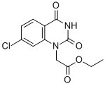 7-Chloro-3,4-dihydro-2,4-dioxo-1(2H)-quinazolineaceticacidethylester CAS#: 112733-45-6