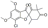 7-Chloro-4,6-dimethoxy-3',3',6'-trimethylspiro[benzofuran-2(3H),1'-cyclohexane]-2',3,4'-trione CAS#: 26891-78-1