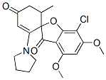 7-Chloro-4,6-dimethoxy-6'-methyl-2'-(1-pyrrolidinyl)spiro[benzofuran-2(3H),1'-[2]cyclohexene]-3,4'-dione CAS#: 26881-66-3