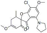 7-Chloro-4',6-dimethoxy-6'-methyl-4-(1-pyrrolidinyl)spiro[benzofuran-2(3H),1'-[3]cyclohexene]-2',3-dione CAS#: 26891-71-4