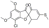 7-Chloro-4,6-dimethoxy-6'-methyl-4'-(methylthio)spiro[benzofuran-2(3H),1'-[3]cyclohexene]-2',3-dione CAS#: 26881-76-5