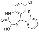 7-Chloro-5-(2-fluorophenyl)-1,3-dihydro-3-hydroxy-2H-1,4-benzodiazepin-2-one CAS#: 17617-60-6