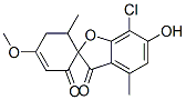 7-Chloro-6-hydroxy-4'-methoxy-4,6'-dimethylspiro[benzofuran-2(3H),1'-[3]cyclohexene]-2',3-dione CAS#: 26881-78-7