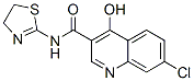 7-Chloro-N-[(4,5-dihydrothiazol)-2-yl]-4-hydroxy-3-quinolinecarboxamide CAS#: 108278-53-1